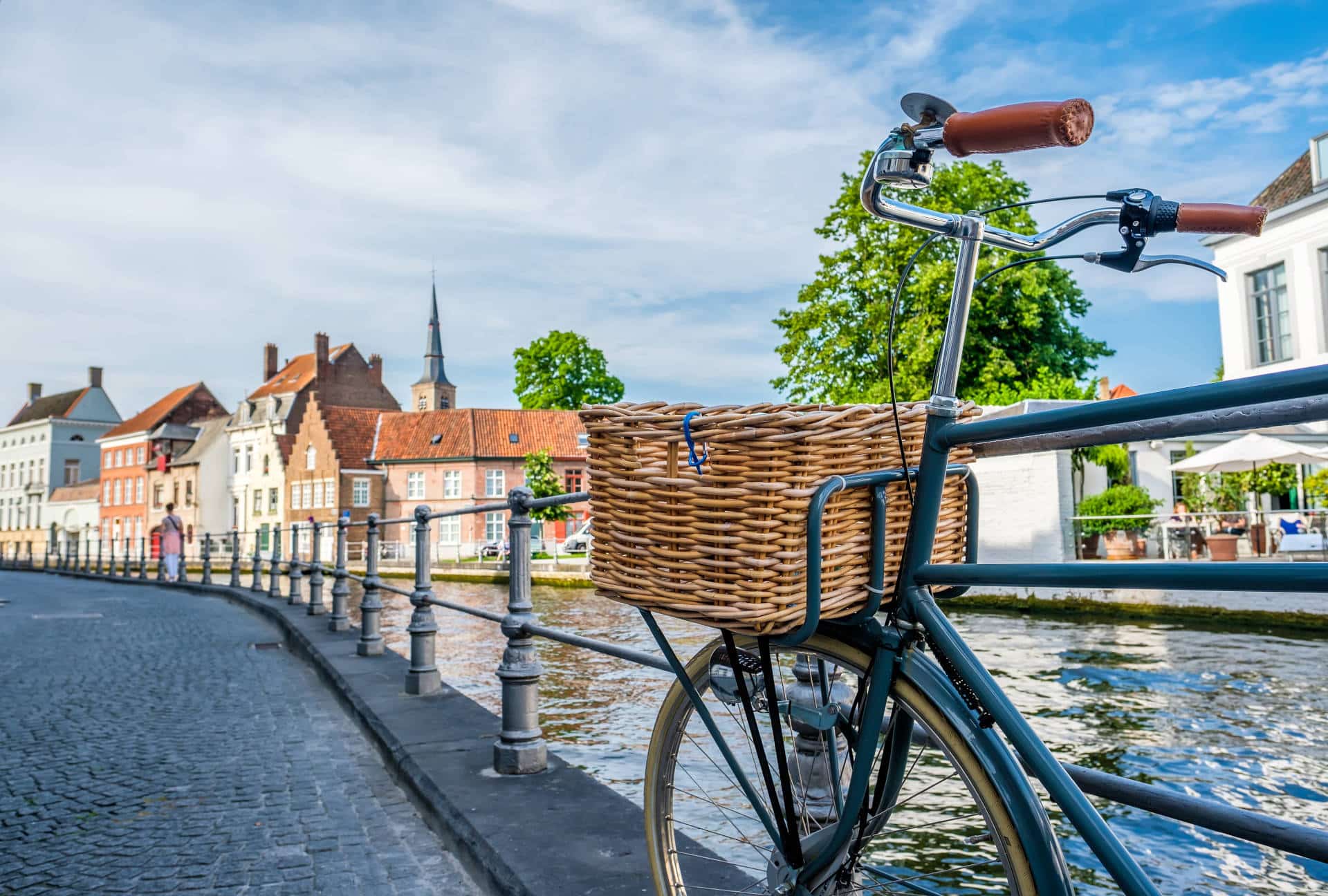 Radfahren in Brügge.