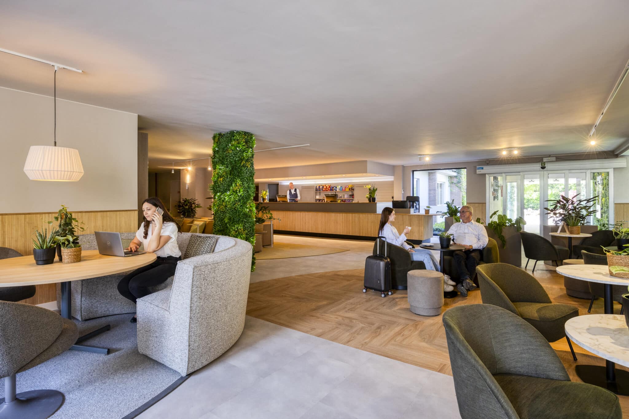 Lobby des Green Park Hotel Brugge