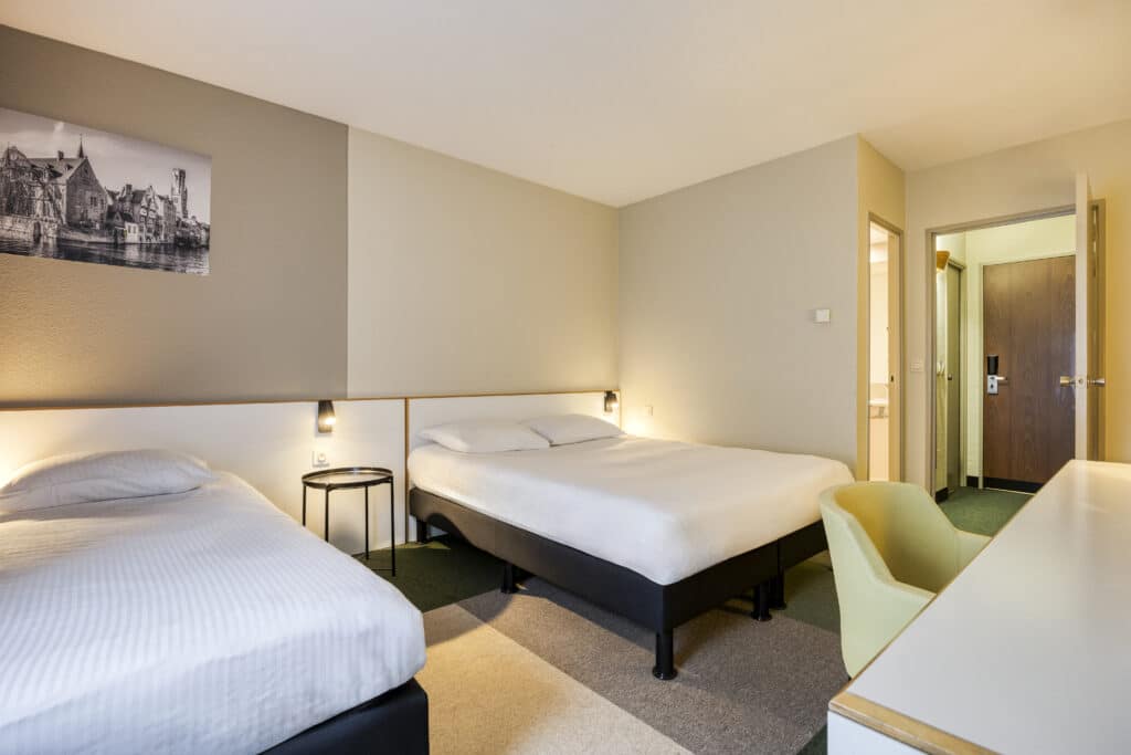 Hotel room at the Green Park Hotel Brugge